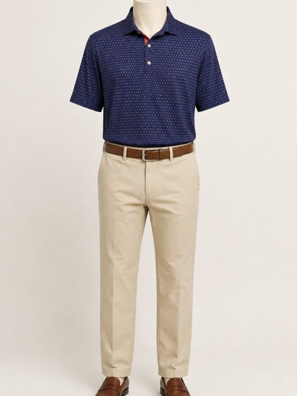 Peter Millar "Seeing Double " Performance Jersey Polo Summer comfort Size XL